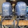 Twin Yamaha F200hp 4 stroke. 2021 electric controls